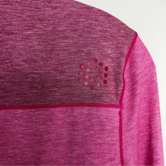 Puma Women's Pink Athletic Track Pullover Top with Thumb holes, Size Medium - Picture 15 of 16